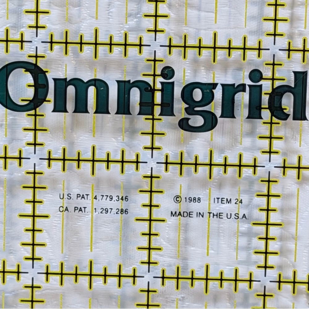 Omnigrid Quilter's Ruler 6x24 Grid - Picture 3 of 3